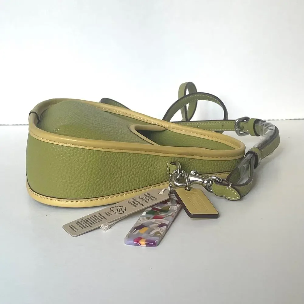 Coach Coachtopia Mini Ergo Bag CO662 Lime Sunflower Leather